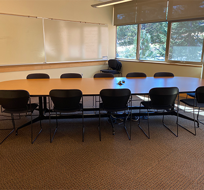 Conference table with chairs