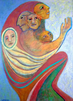 painting, Bolivia Spirit Children