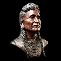 sculpture of Chief Joseph