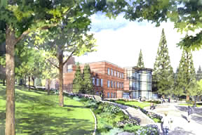 Sketch of Hannon Library