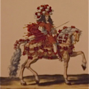 Image of man on horse from Special Collections